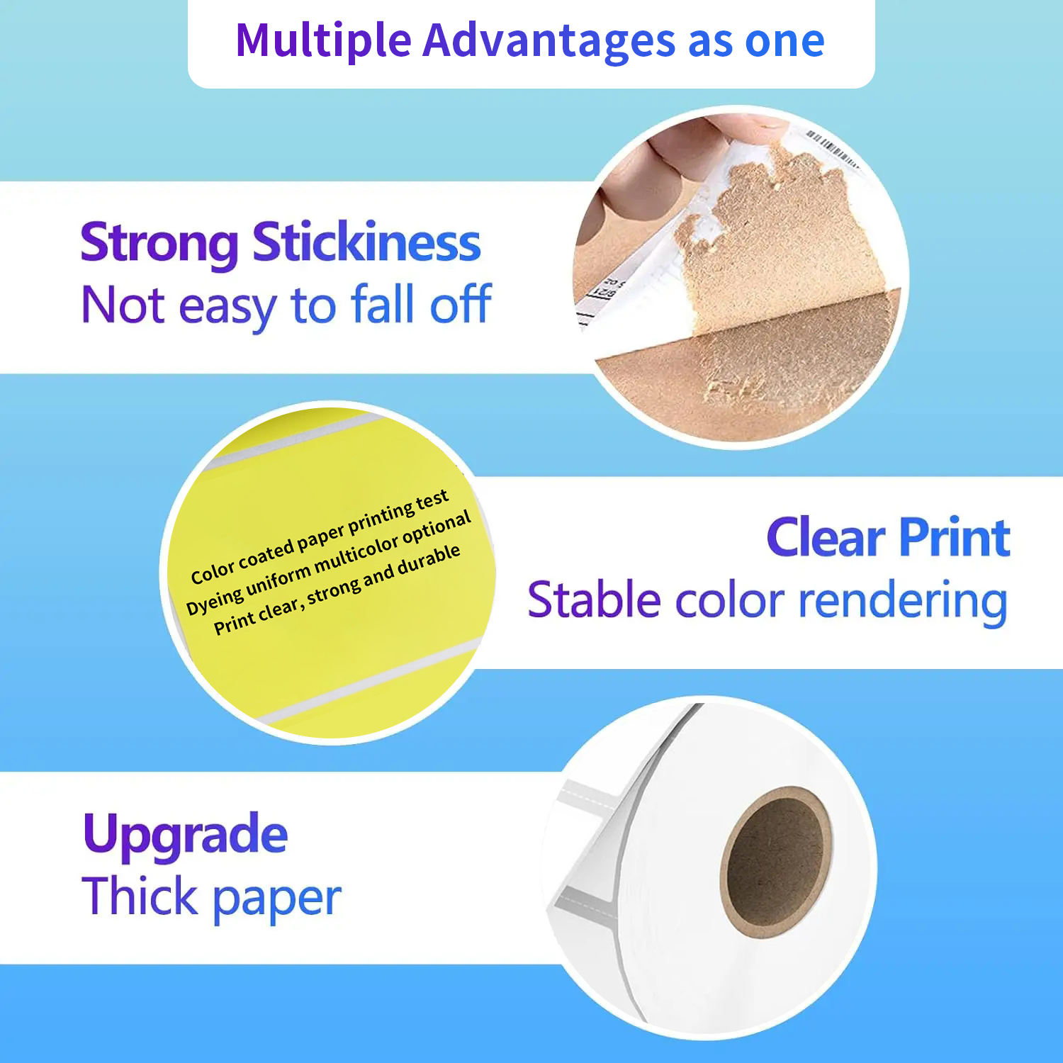 Color High-Resolution Thermal Labels