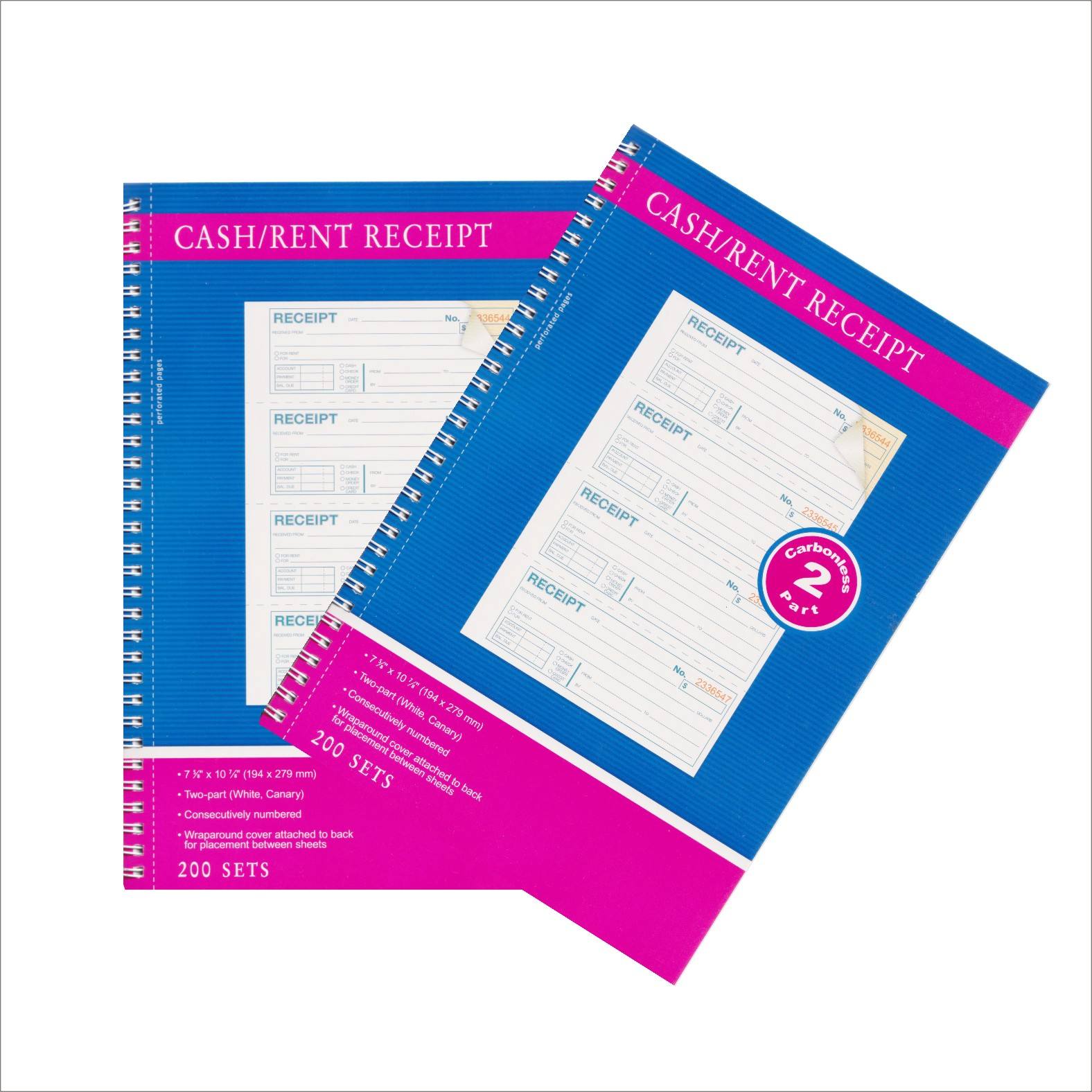 Custom Printing Business NCR Carbonless Notebook A4 A5 A6, A5 Book Style Carbonless Invoice & Business Forms
