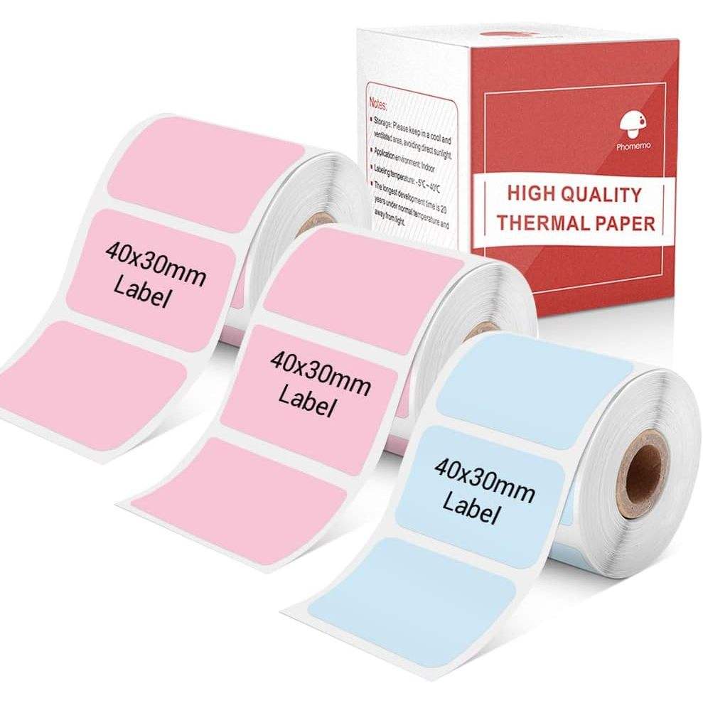 Customized Color Waterproof Oil Proof Eco-Friendly Thermal Self-Adhesive Roll Sticker Three-Proof Paper Label Packaging Label