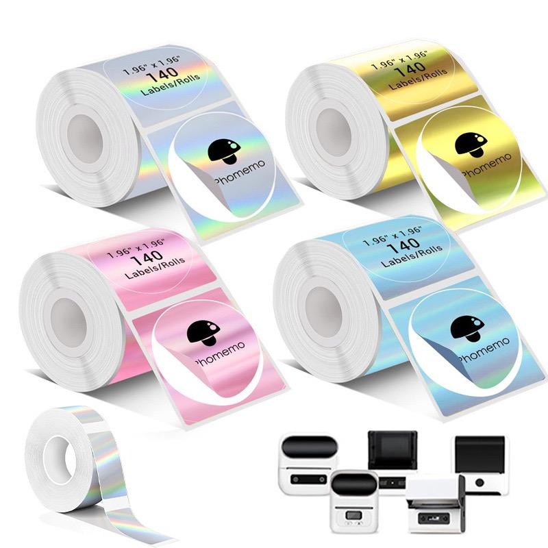 Customized Color Waterproof Oil Proof Eco-Friendly Thermal Self-Adhesive Roll Sticker Three-Proof Paper Label Packaging Label