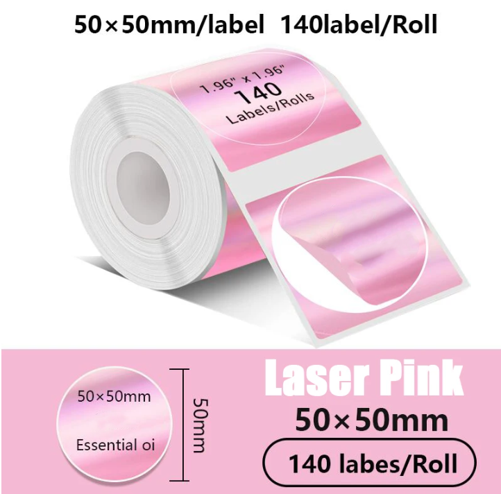 Customized Color Waterproof Oil Proof Eco-Friendly Thermal Self-Adhesive Roll Sticker Three-Proof Paper Label Packaging Label