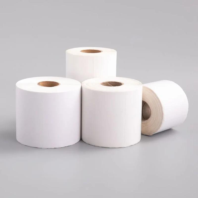 Thermal Receipt Paper 80x80mm 3 1/8" Width 55gsm Cash Register Paper Cashier Pos Receipt Thermal Paper Roll Pure White