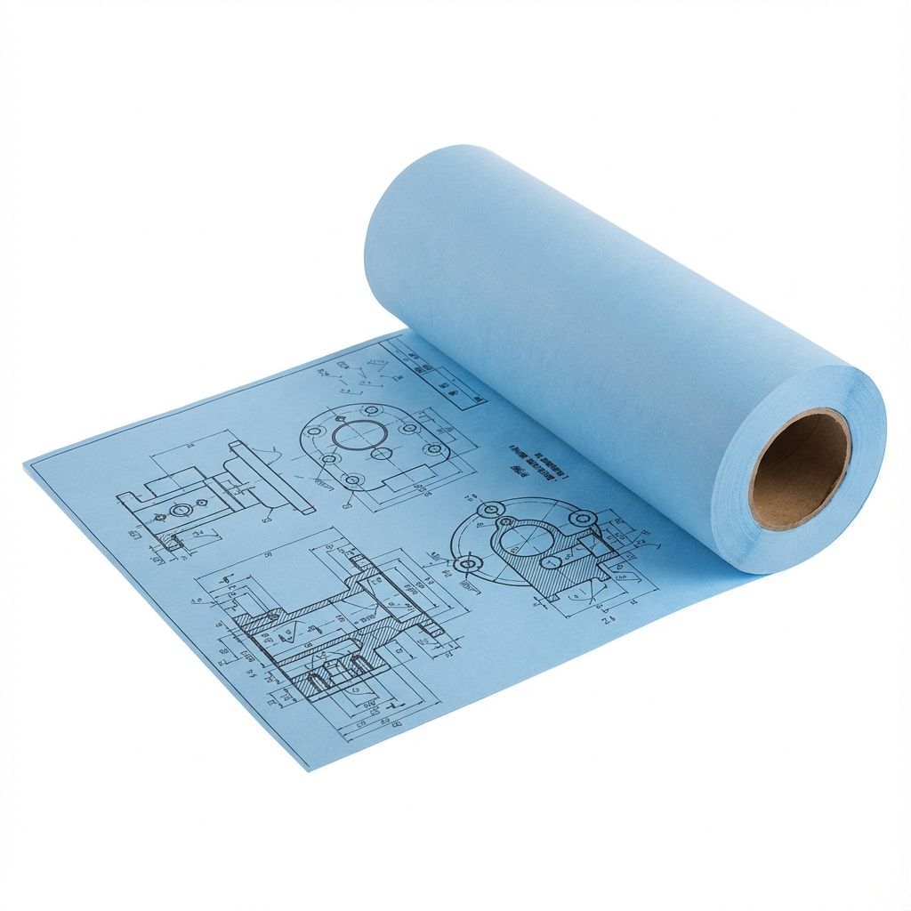 Double-sided Engineering Blueprint Paper (880/620/440/310 Widths) (3 ...